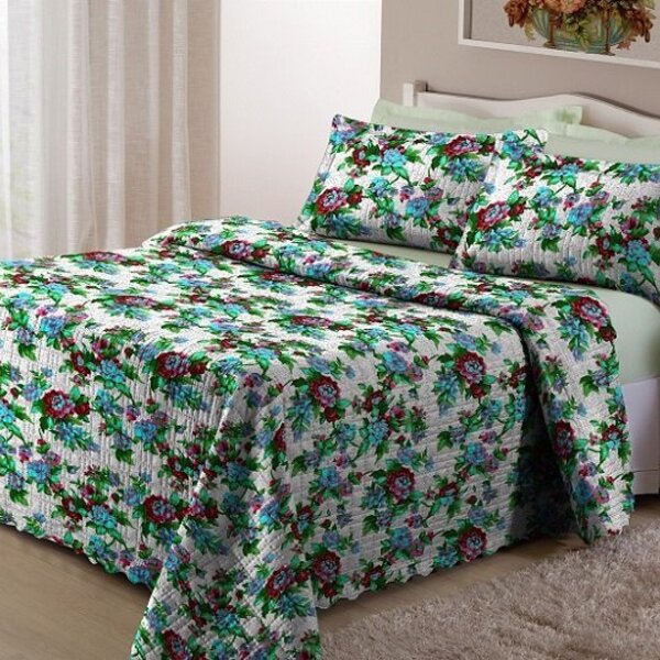 Kit Colcha Color Art Casal 3 Peças Neilta | Corttex